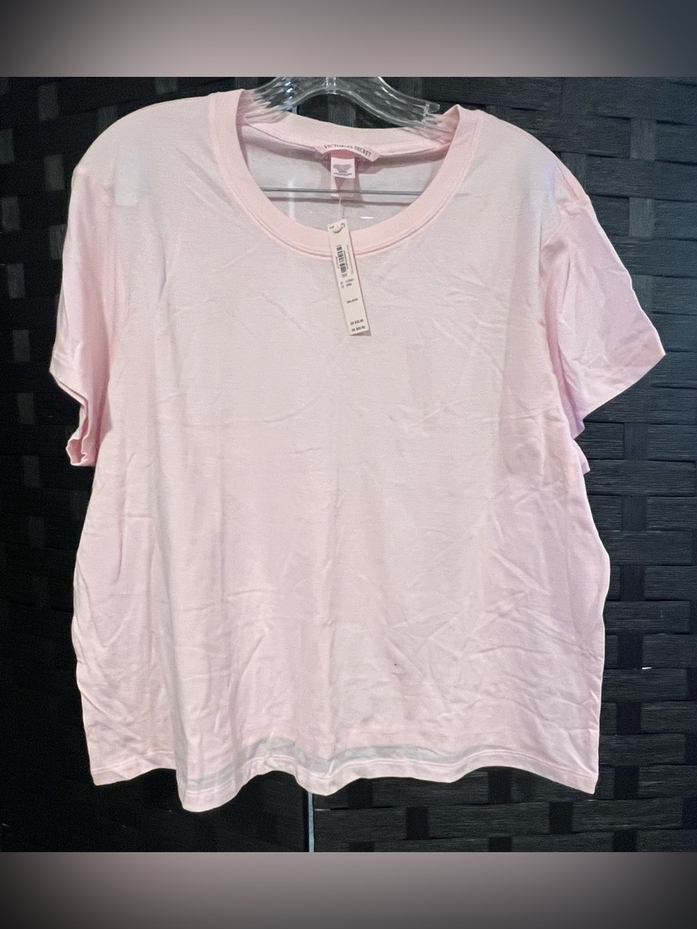 Victoria's Secret Pale Pink Short Sleeve Crew Tee